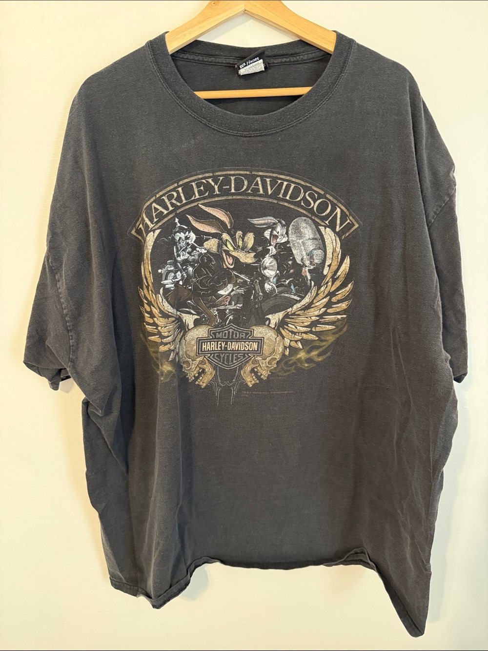 Vintage Harley-Davidson Looney Tunes tshirt